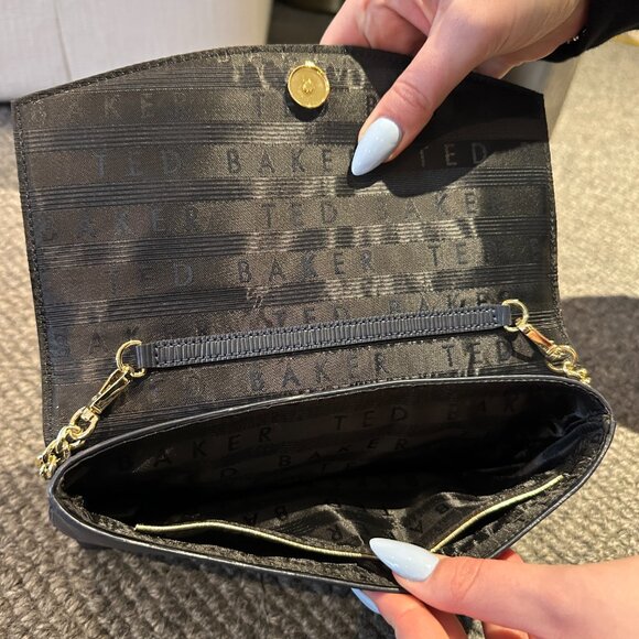 Ted Baker Black Bow Purse - Picture 2 of 3